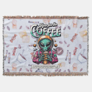 Alien hier für den Kaffee Decke
