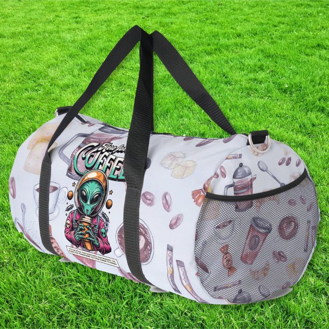 Alien hier für den Kaffee Duffle Bag (Von Creator hochgeladen)