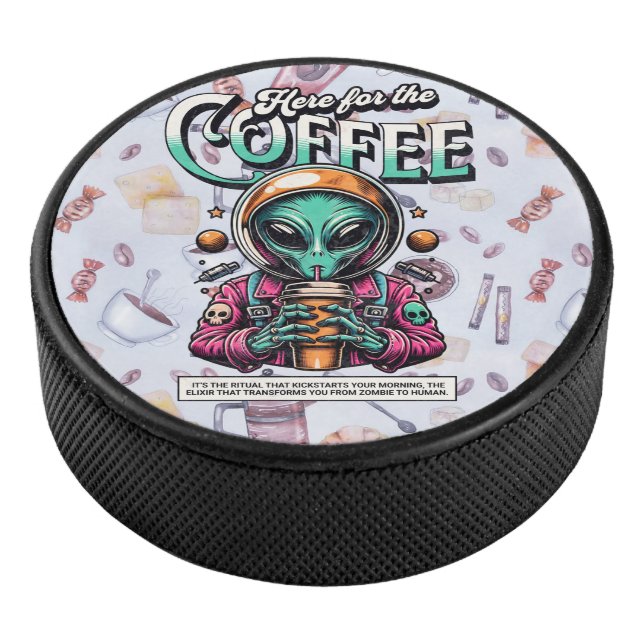 Alien hier für den Kaffee Eishockey Puck (3/4)
