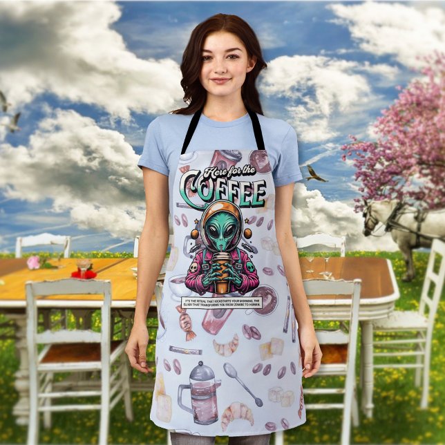 Alien hier für den Kaffee Schürze (Von Creator hochgeladen)