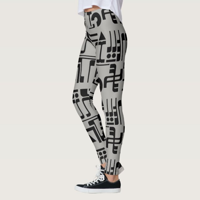 Alien Hieroglyphs Leggings (Links)