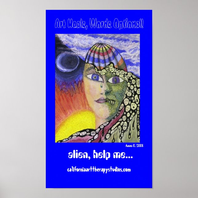 Alien, hilf mir... Poster. Poster (Vorne)
