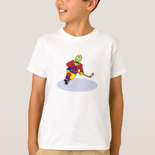 Alien-Hockey-Spieler T-Shirt