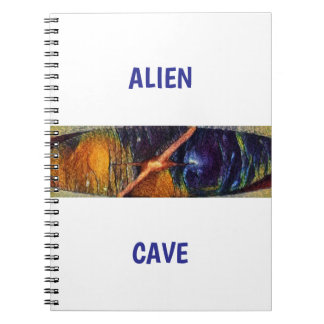 Alien-Höhle Notizblock