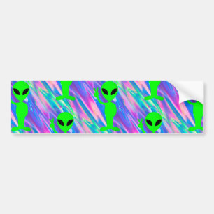 Alien-Hologramm Autoaufkleber
