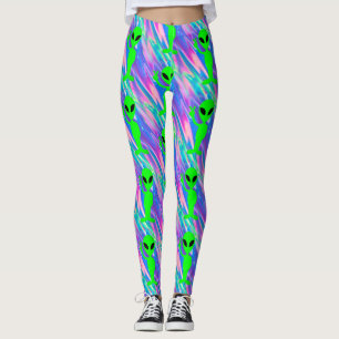 Alien-Hologramm-Leggings Leggings
