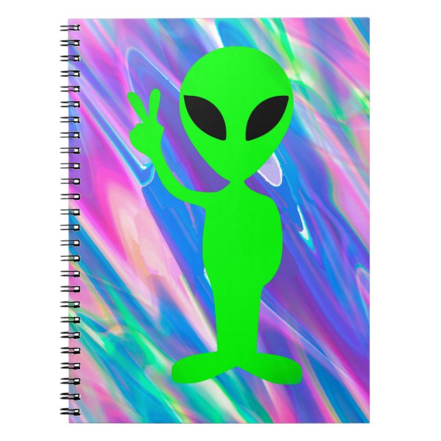 Alien Hologramm Notizblock (Vorderseite)