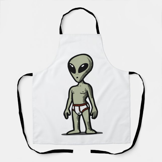 Alien-Hose Schürze (Vorderseite)