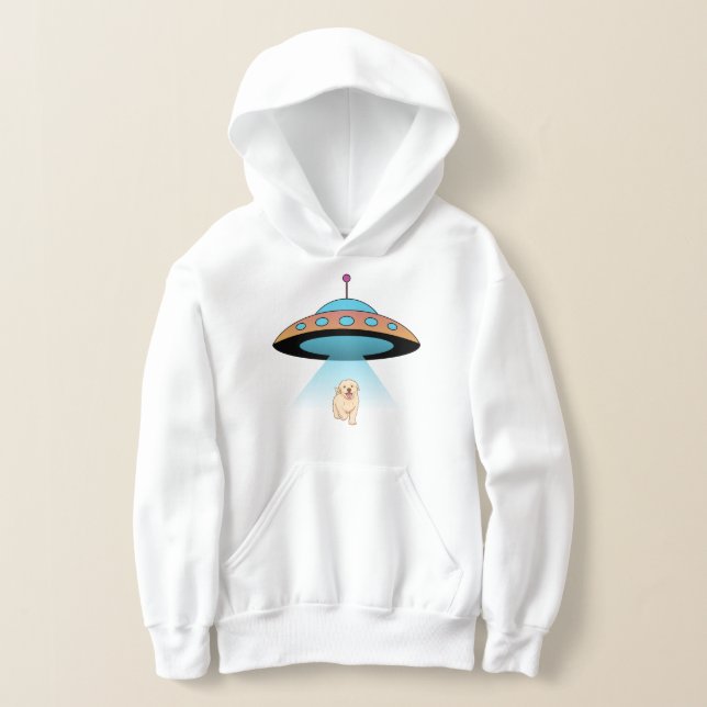 Alien Hund Hoodie (Ablage )