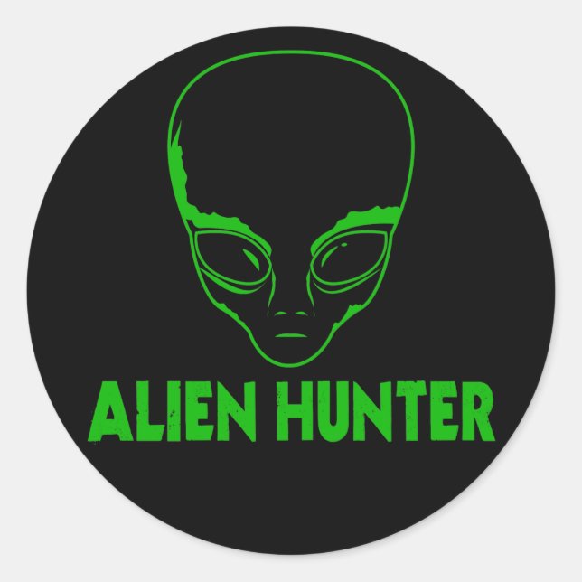 Alien Hunter Sticker (Vorderseite)