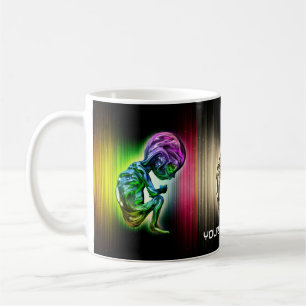 Alien Hybriden Embryo. Personalisierbar Kaffeetasse