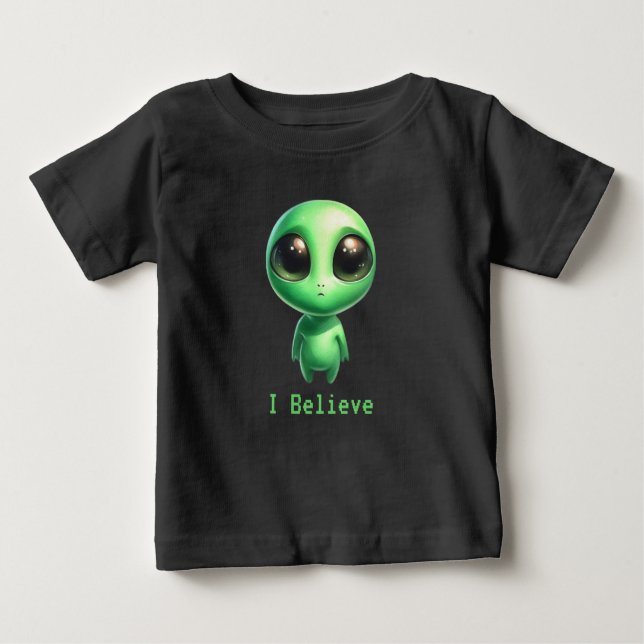 Alien - Ich glaube Baby T-shirt (Vorderseite)