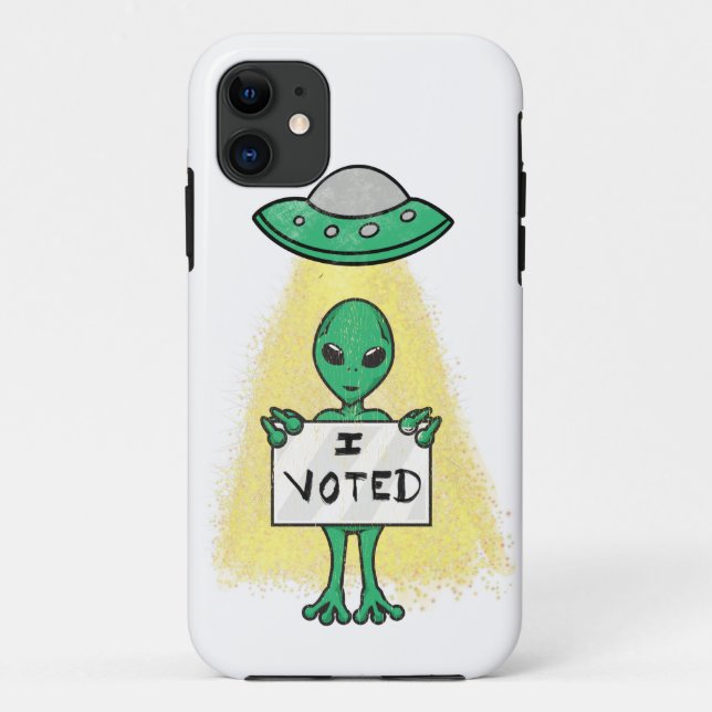 Alien - Ich habe abgestimmt Case-Mate iPhone Hülle (Rückseite)