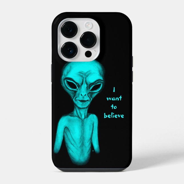 Alien, ich will glauben iPhone hülle (Rückseite)