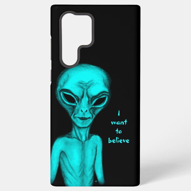 Alien, ich will glauben samsung galaxy hülle (Rückseite)