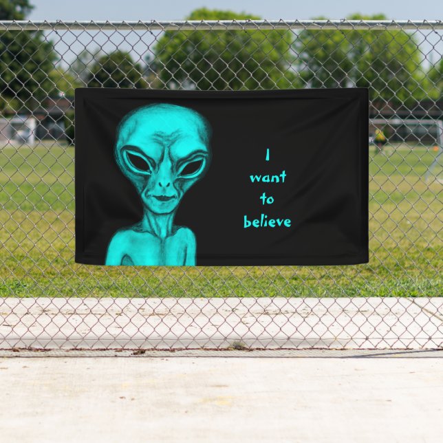 Alien, ich wollte zu glauben banner (Insitu)