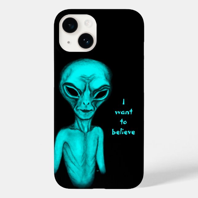 Alien, ich wollte zu glauben Case-Mate iPhone hülle (Rückseite)
