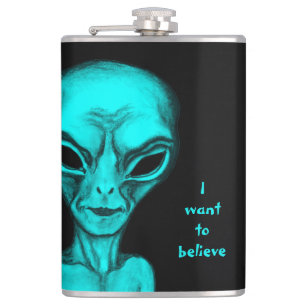 Alien, ich wollte zu glauben flachmann