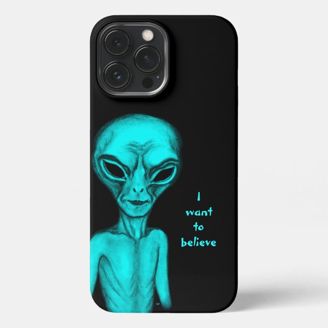 Alien, ich wollte zu glauben iPhone hülle (Rückseite)