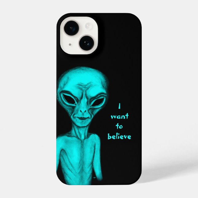 Alien, ich wollte zu glauben iPhone hülle (Rückseite)