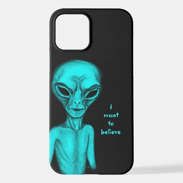Alien, ich wollte zu glauben iPhone hülle (Rückseite)