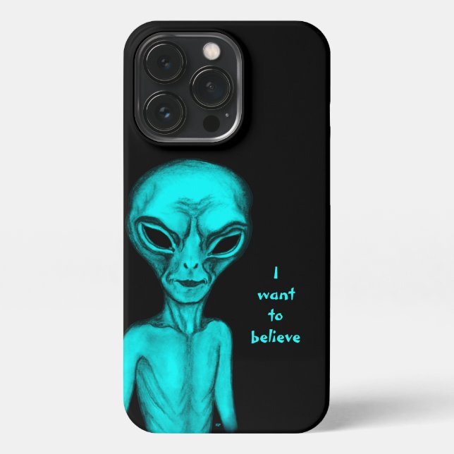 Alien, ich wollte zu glauben iPhone hülle (Rückseite)