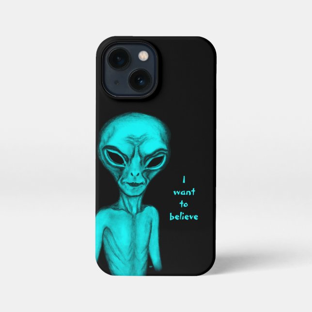 Alien, ich wollte zu glauben iPhone hülle (Rückseite)