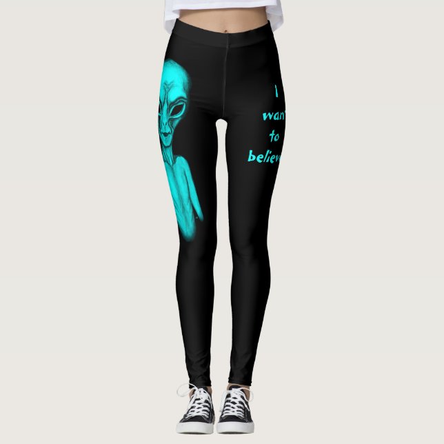 Alien, ich wollte zu glauben leggings (Vorderseite)