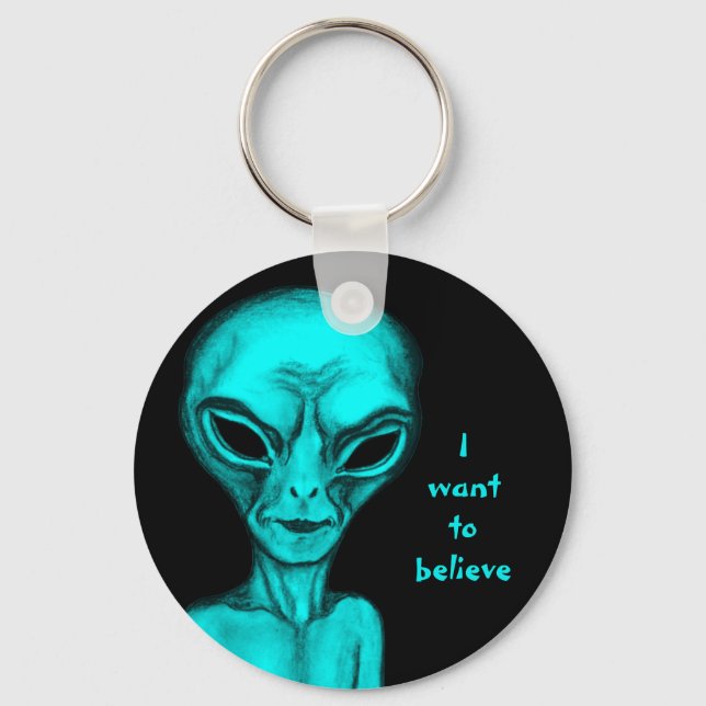 Alien, ich wollte zu glauben schlüsselanhänger (Vorderseite)