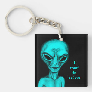Alien, ich wollte zu glauben schlüsselanhänger