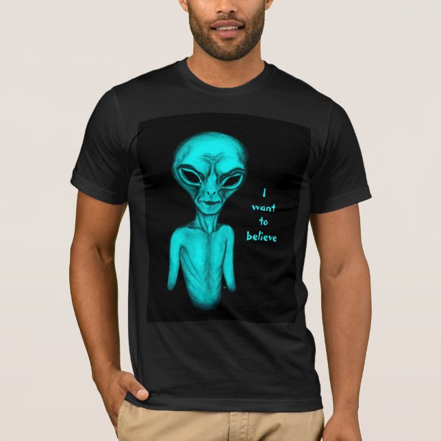 Alien, ich wollte zu glauben T-Shirt (Vorderseite)