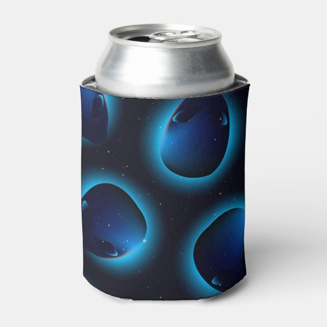 Alien im Weltraum Dosenkühler (Kanne Vorderseite)