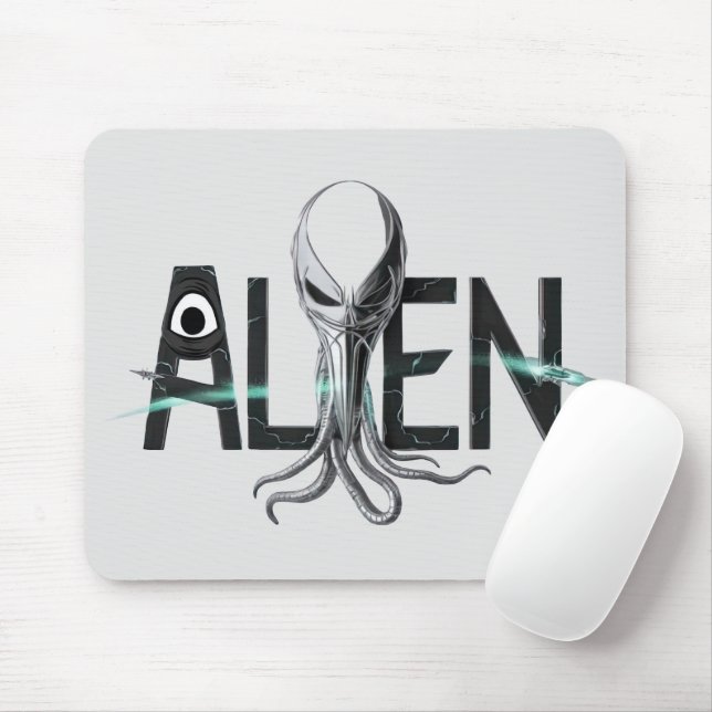 Alien im Weltraum Mousepad (Mit Mouse)