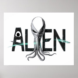Alien im Weltraum Poster