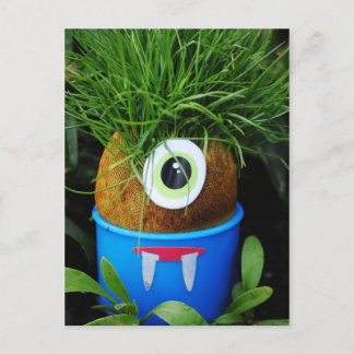 Alien in meinem Garten Postkarte