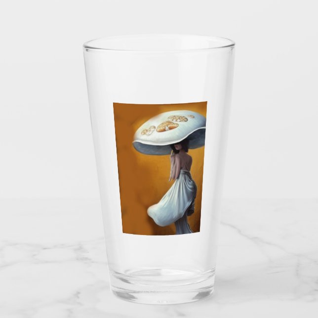 Alien in Vintagem Pilz Glass Cup Glas (Vorderseite)
