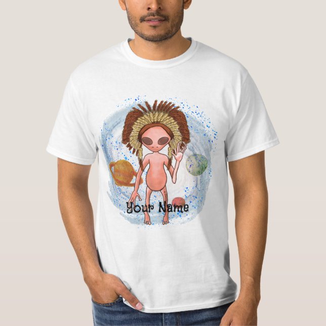 Alien Indian T-Shirt (Vorderseite)