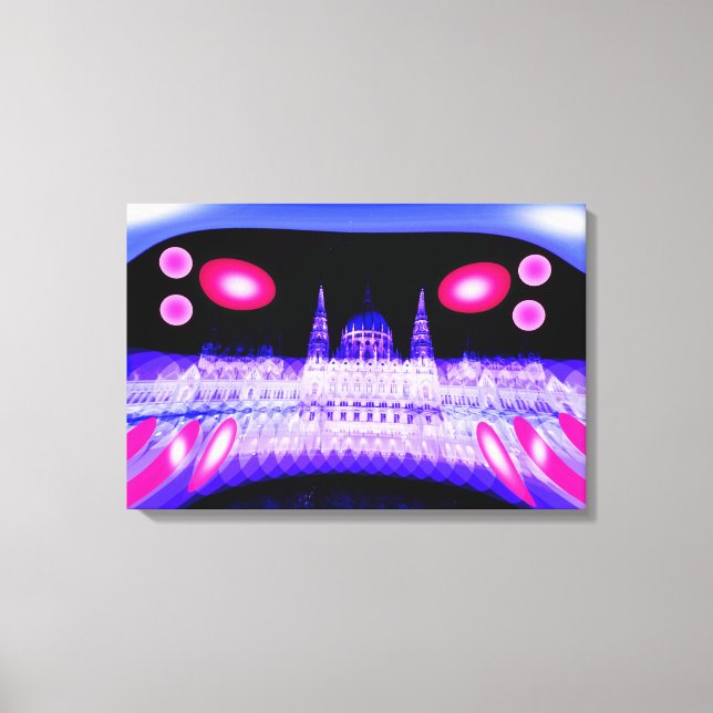 Alien Invasion Art Leinwanddruck (Vorderseite)