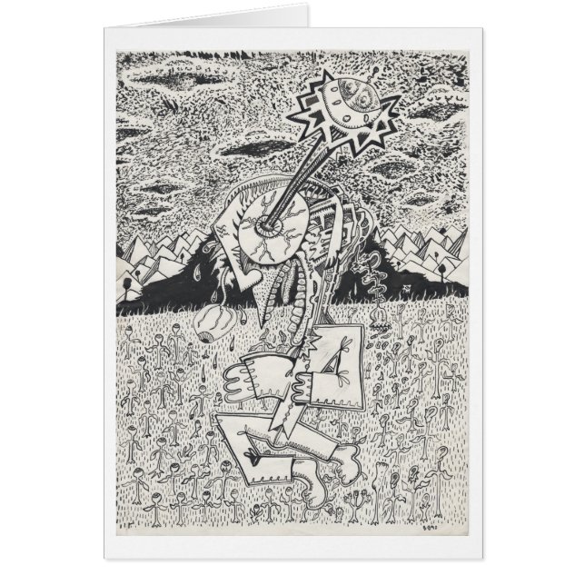 Alien Invasion oder, The Seeding, von Brian Benson (Vorne)