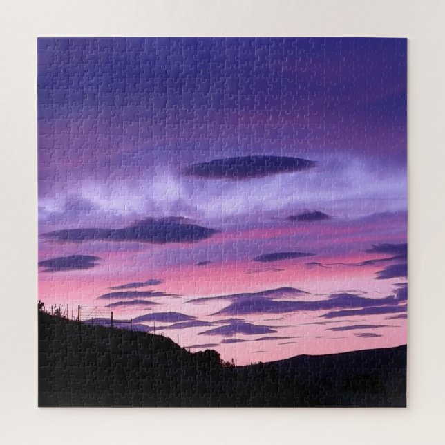 Alien Invasion Sunset Jigsaw Puzzle (Vertikal)
