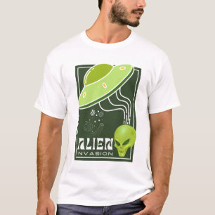 Alien Invasion Ufogalaxie T-Shirt