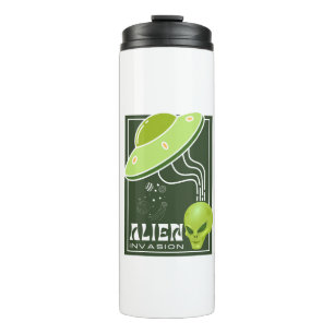 Alien Invasion Ufogalaxie Thermosbecher