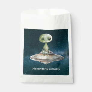 Alien Invasion Weltraum Geburtstag Geschenktütchen
