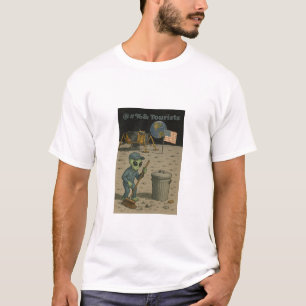 Alien Janitor räuspert das Schlamassel der Tourist T-Shirt