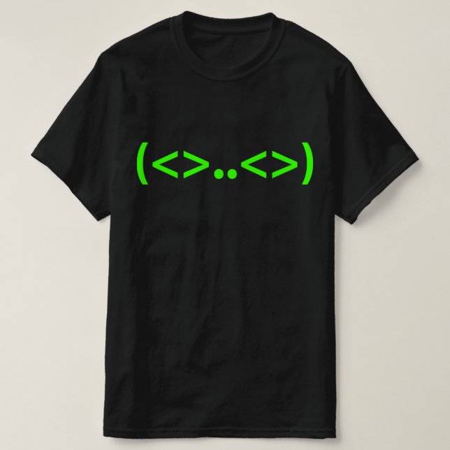 ALIEN Japanisch Emoticon T-Shirt (Design vorne)