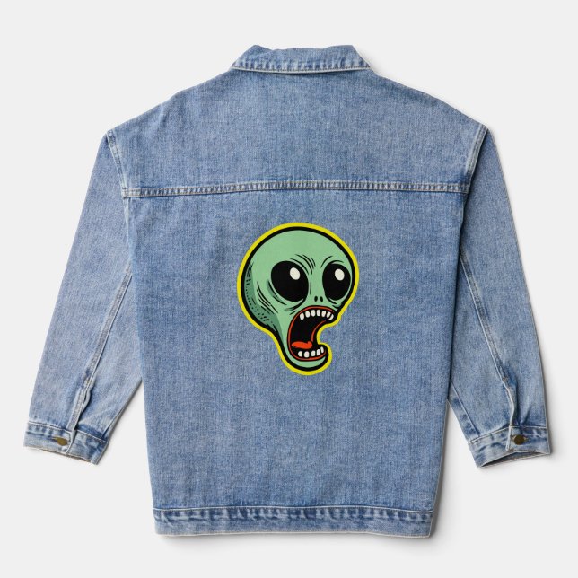 Alien Jeansjacke (Rückseite)