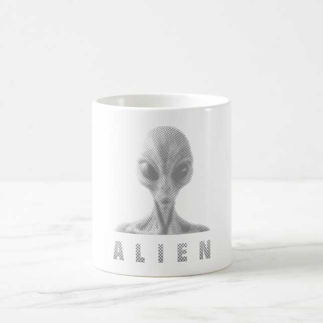 Alien Kaffeetasse (Mittel)