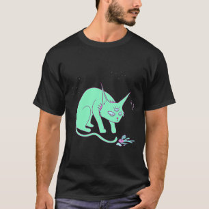 Alien Katzenwelse mit Fisch T-Shirt