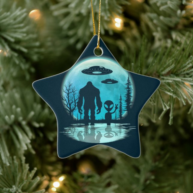 Alien Keramik Ornament (Baum)