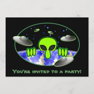 Alien Kilroy Einladungen
